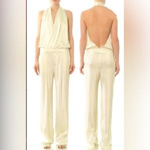 Authentic Gucci Liquid Lame Gold Jumpsuit RARE